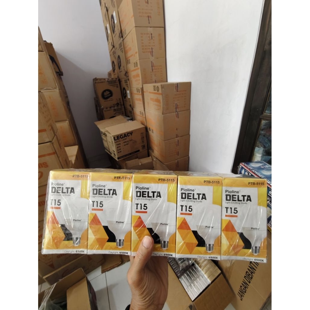 Delta Lampu Led Pioline Delta Paket Grosir 10 pcs Tersedia T5 T10 15 T20 T30 Hemat Energi Terang Ber