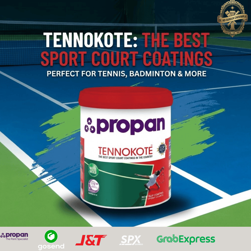 CAT LAPANGAN PROPAN TENNOKOTE 22KG BERSERTIFIKAT INTERNATIONAL