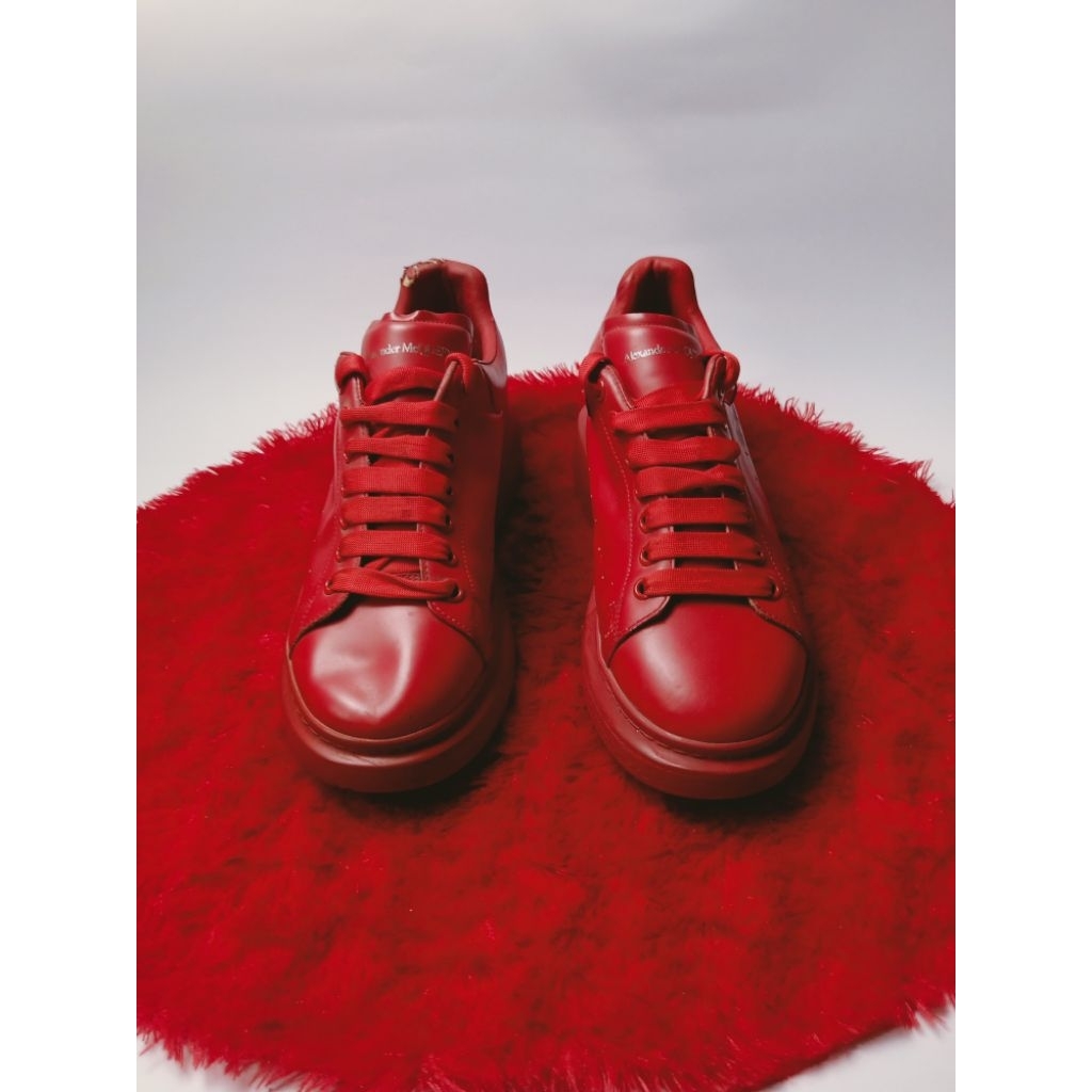 Sneakers Alexander MCQueen wanita Red ukuran 43