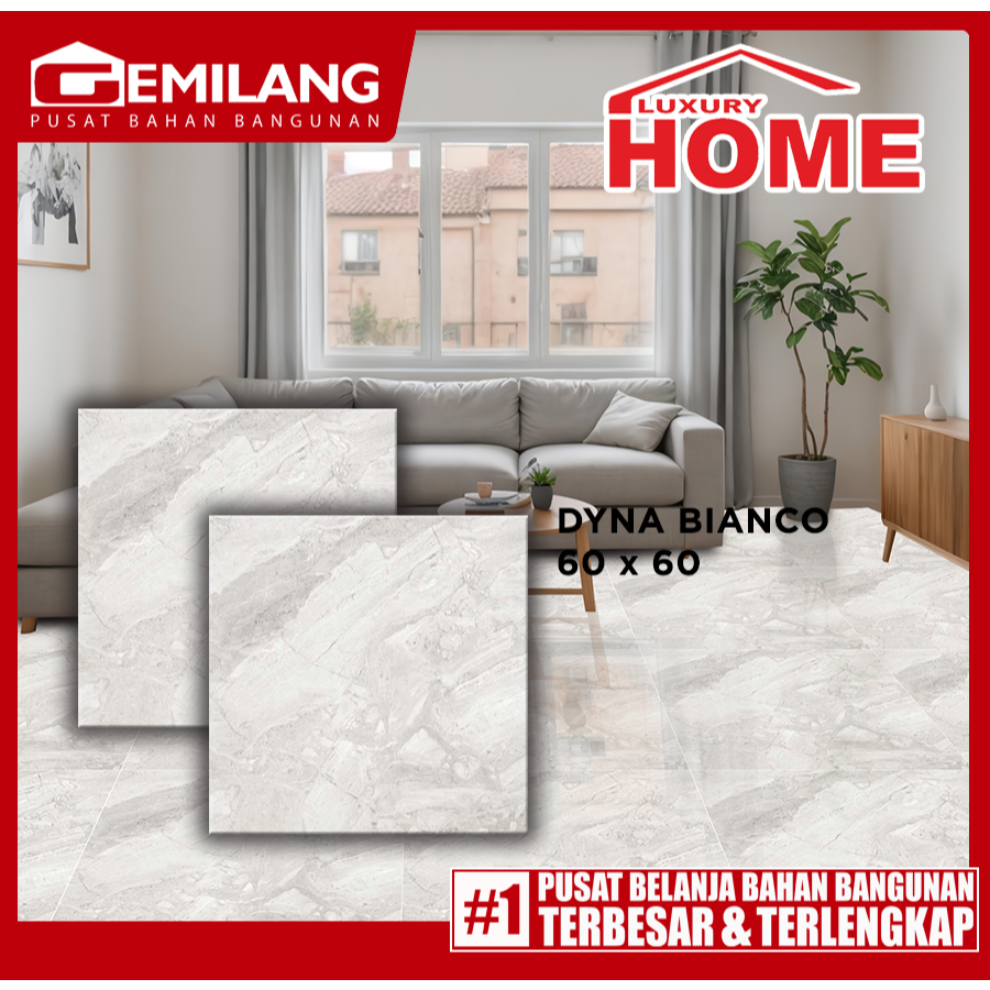 LUXURY HOME GRANIT DYNA BIANCO 60 x 60