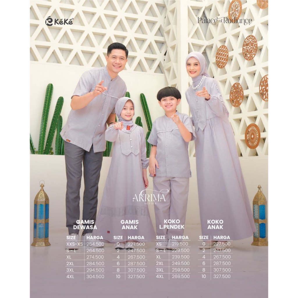 [SIAP KIRIM] SARIMBIT KELUARGA KEKE || SARIMBIT KEKE AKRIMA SILVER || SARIMBIT HARI RAYYA || SARIMBI