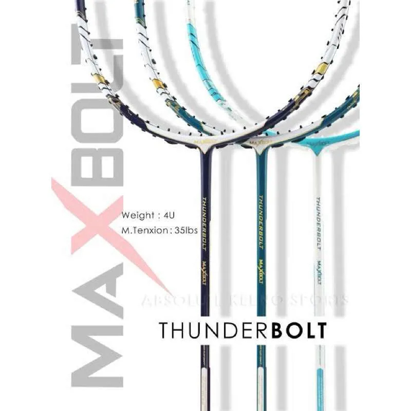 Raket Badminton MAXBOLT THUNDERBOLT 35LBS Thunder Bolt 35 Lbs Original