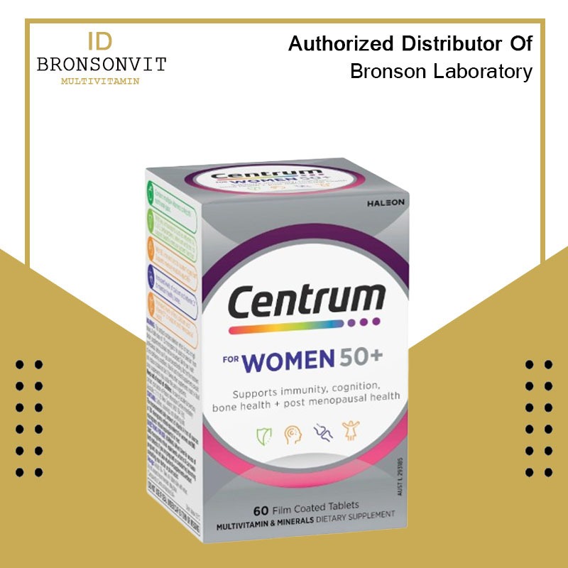 Centrum Women 50+ Daily Multivitamin Supplements 60 Tablets