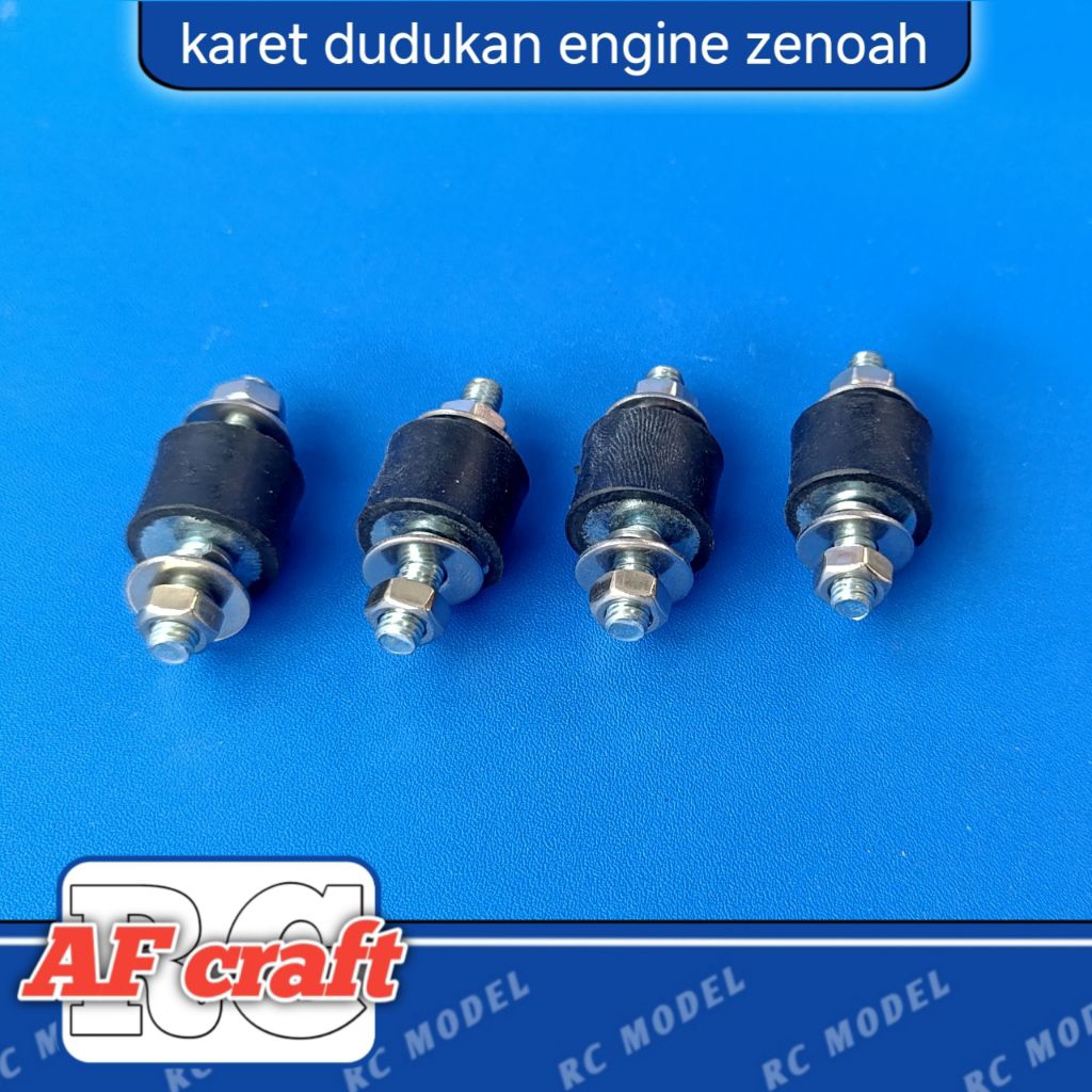 1 set rubber engine mounting zenoah RC boat
