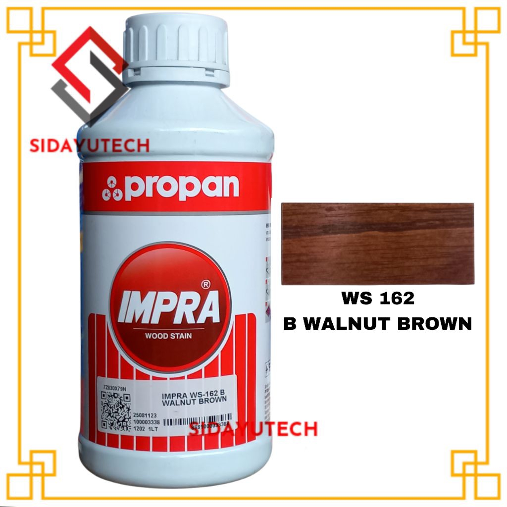 Cat Propan Impra Wood Stain WS 162 B Walnut Brown 1Liter