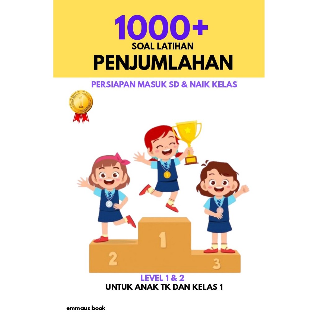 1000+ SOAL WORKSHEET PENJUMLAHAN UNTUK ANAK TK & SD (LATIHAN MATEMATIKA)