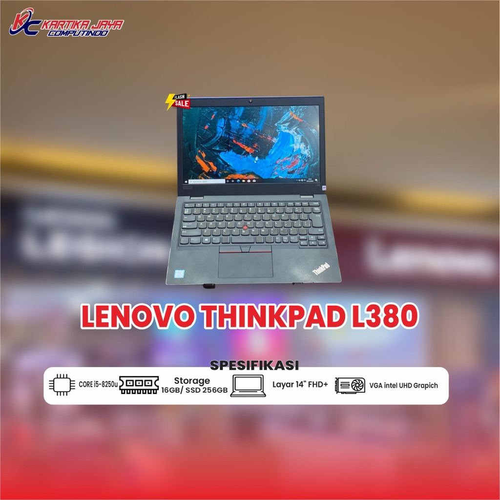 LENOVO THINKPAD L380 CORE I5 RAM 16 SSD 256GB 2ND