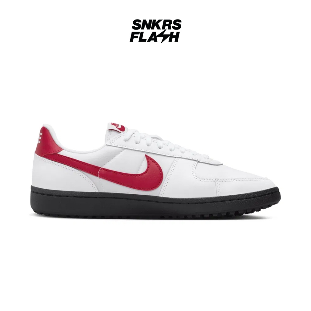NIKE Field General 82 Sp White Varsity Red Sepatu Sneakers Unisex - FQ8762100 - Size 38.5