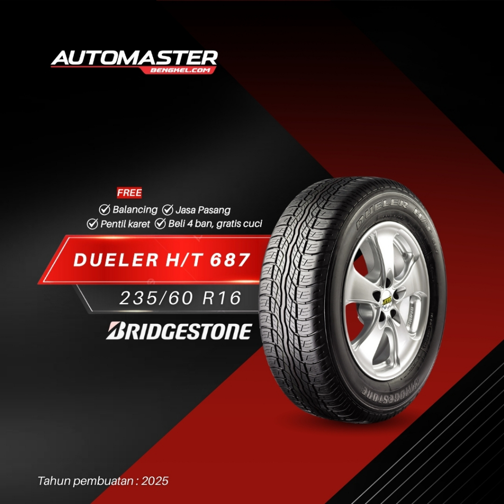 Ban Mobil Rush, Terios | Bridgestone Dueler H/T 687 235/60 R16