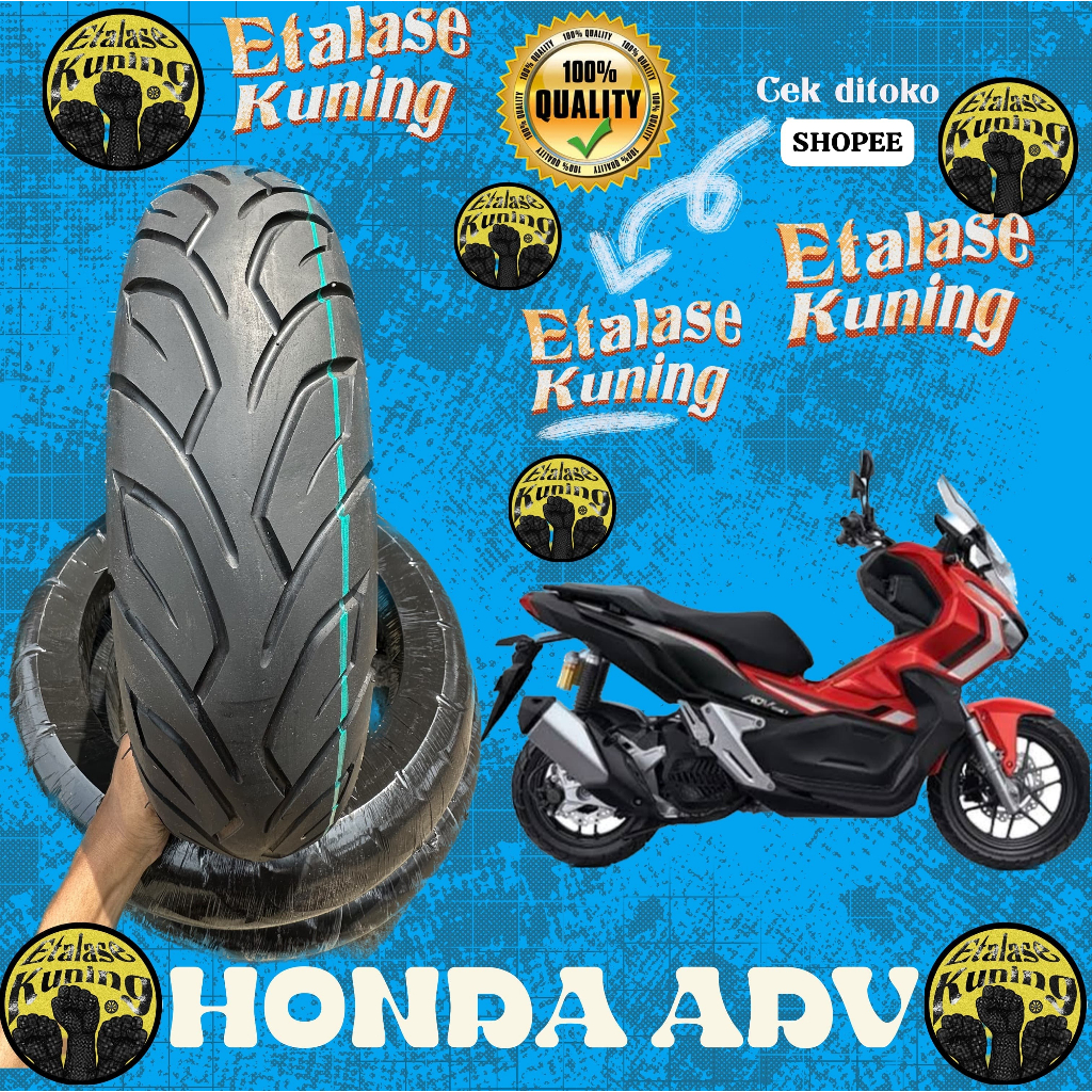 SEPASANG BAN MOTOR MATIC TUBLESS