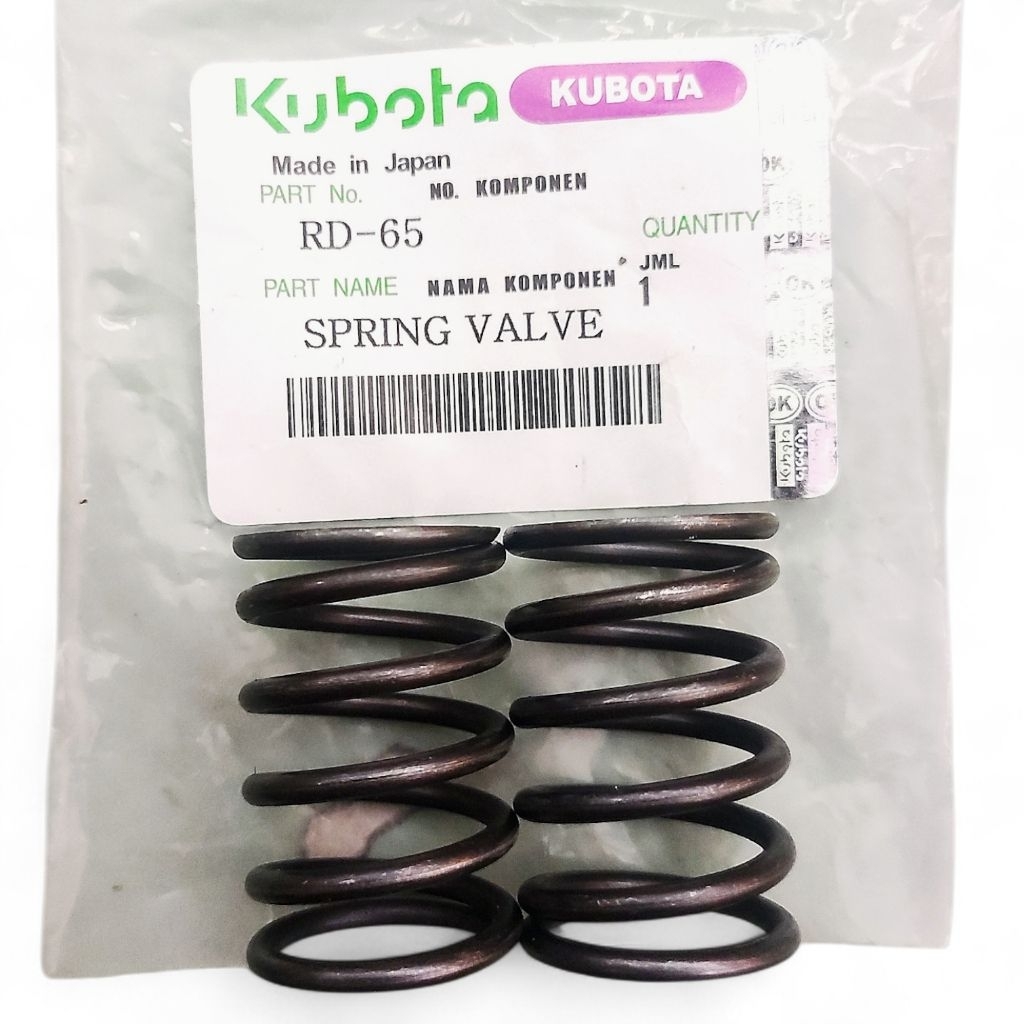 spring valve pir per klep 1 set rd 65 kubota