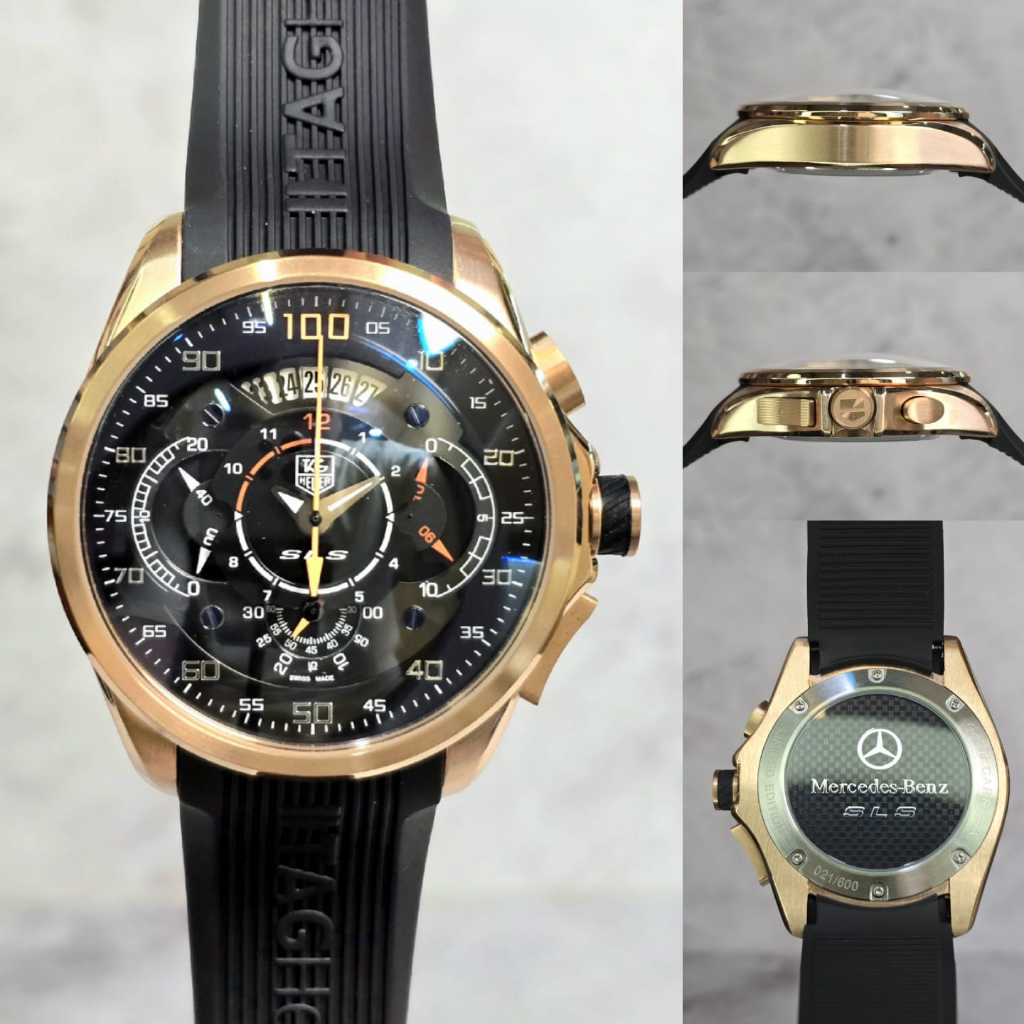 Jam tangan Luxury Pria Mercedes Benz SLR Chronograph 45MM Limited Edition Mercedes Benz SLS