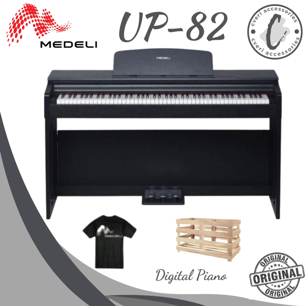 Medeli UP82 Digital Compact Piano, 88 Keys Graded Hammer Action Medeli UP-82 Piano Digital