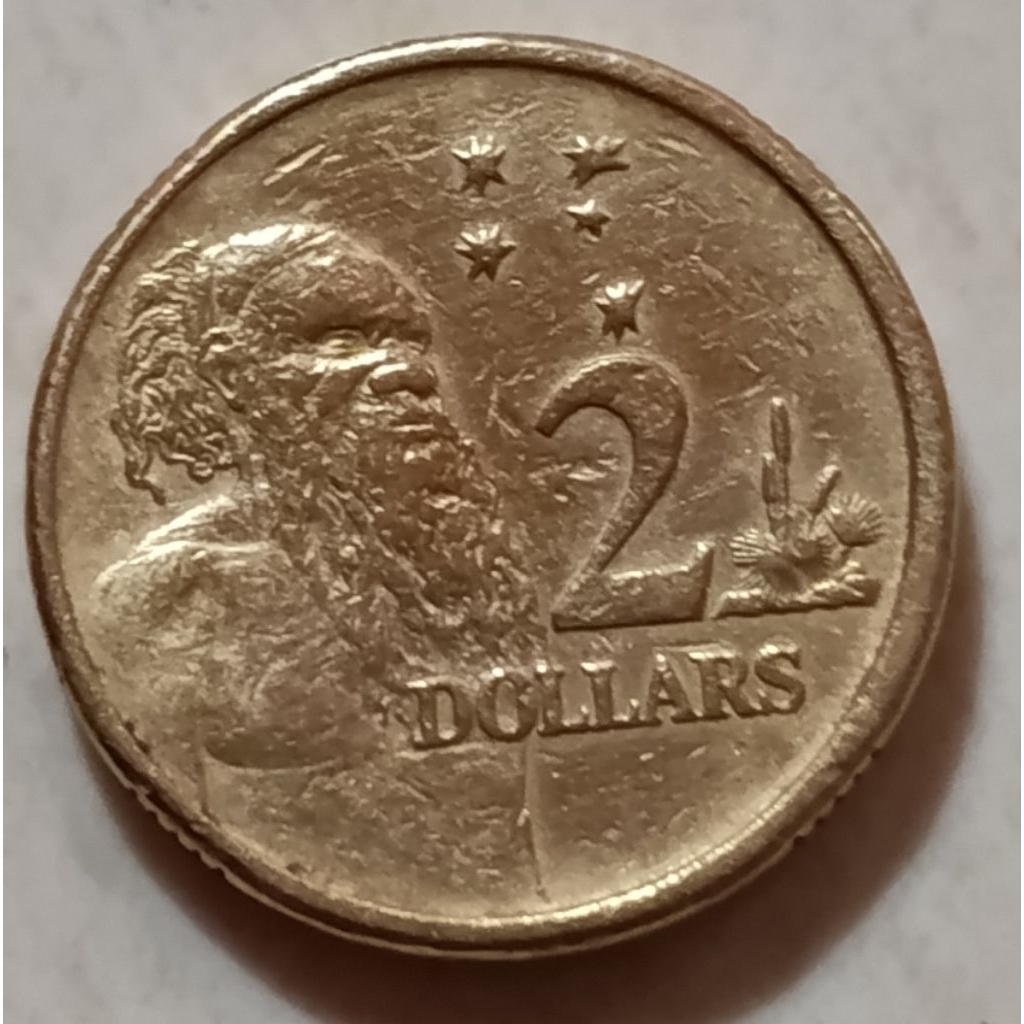 koin Australia 2 dollar( tebal/ kecil) tahun 1994..