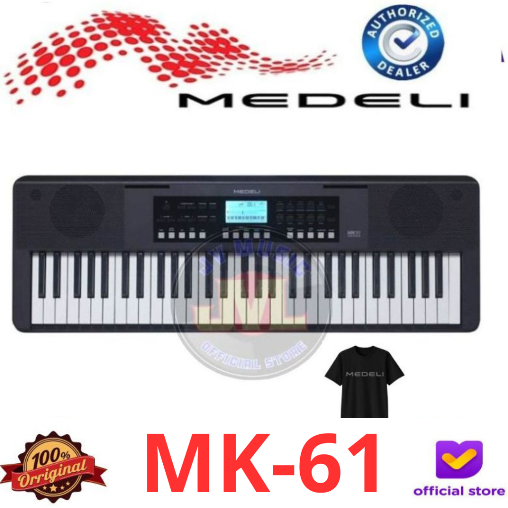Medeli Mk-61 61-Keys keyboard medeli MK61 Keyboard Pemula