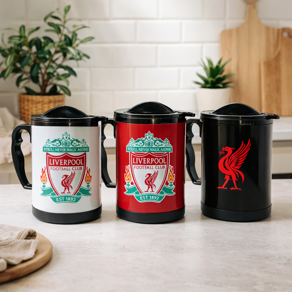 Tumbler Mug Botol minum tahan panas dan dingin Gelas kopi teh unik liverpoolll aesthetic wadah gelas