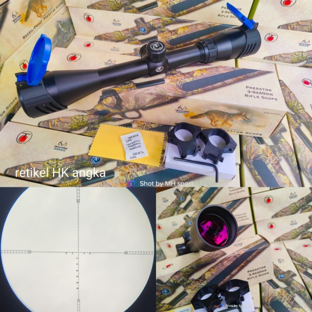 telescope tc predator 3-9x40 HK angka