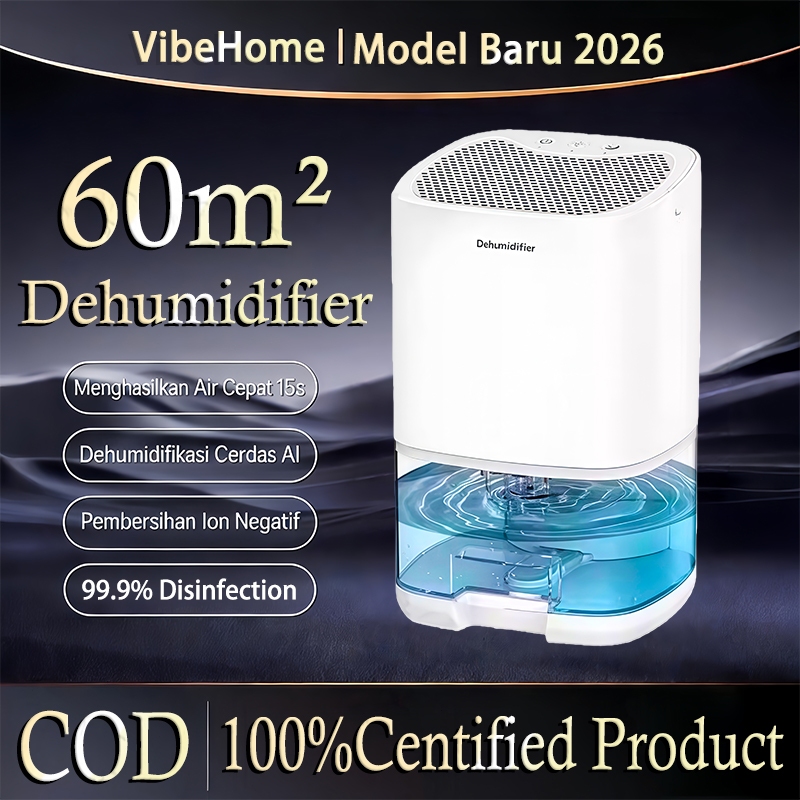 Dehumidifier Tangki Air 1000 ml 36W High Quality Dehumidifier serap air Anti Lembab Dehumidifier Air