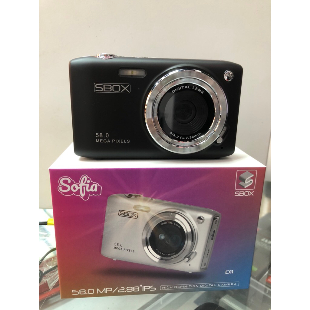 SBOX D11 CAMERA POCKET DIGITAL SOPIA 58M 4K+Memory 16