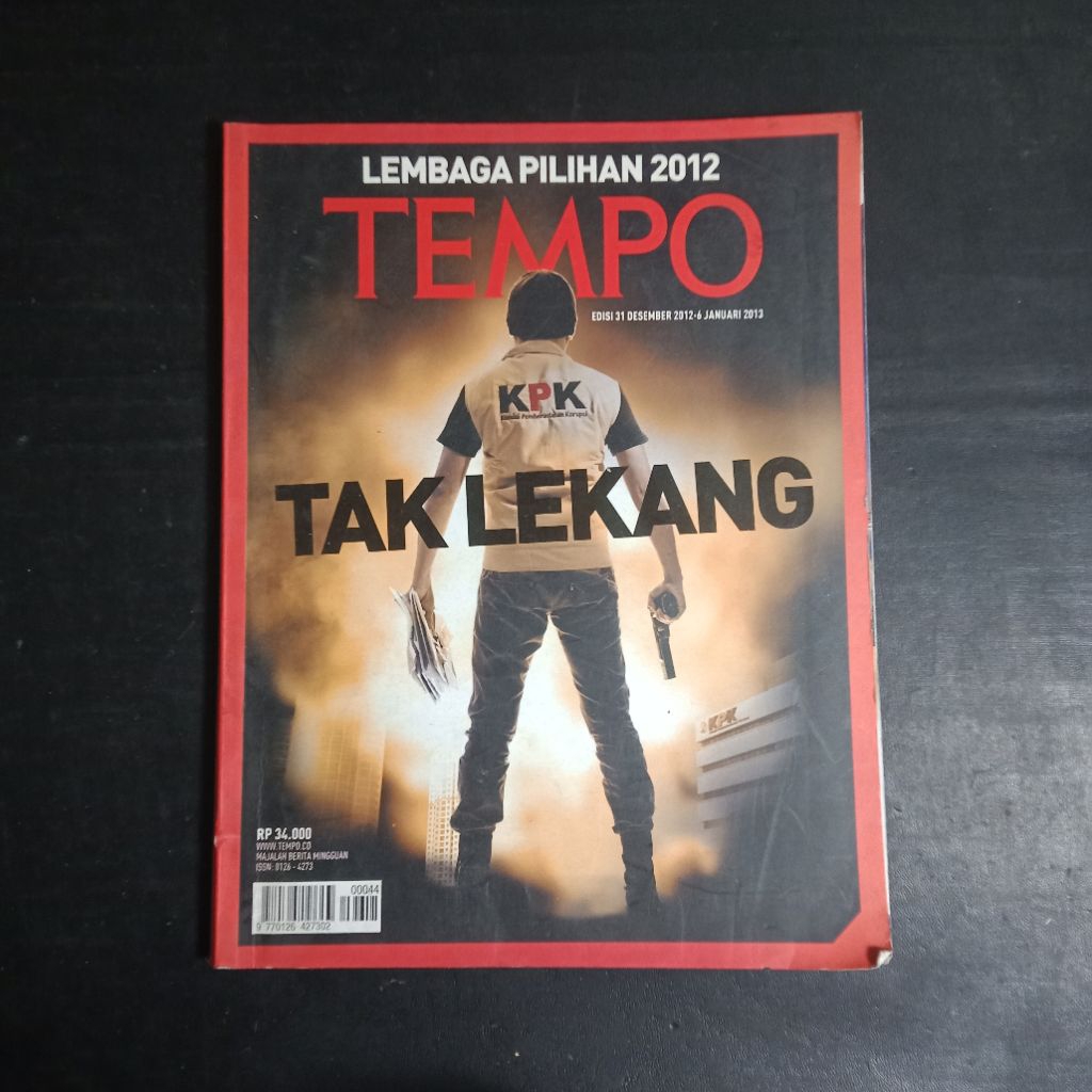Majalah Tempo Edisi Khusus KPK: Tak Lekang 31 Desember 2012 - 6 Januari 2013