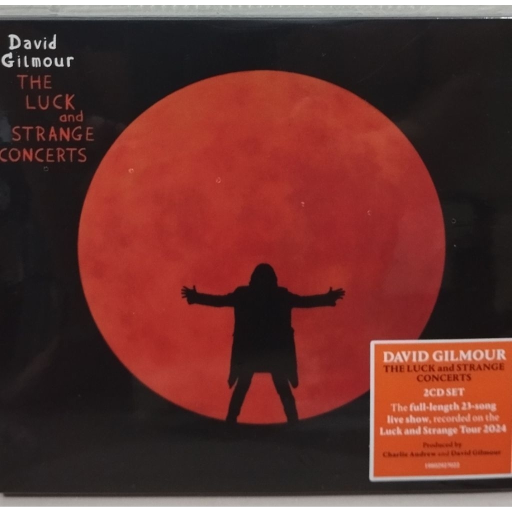 CD David Gilmour The Luck and Strange Concerts 2CD Set Original