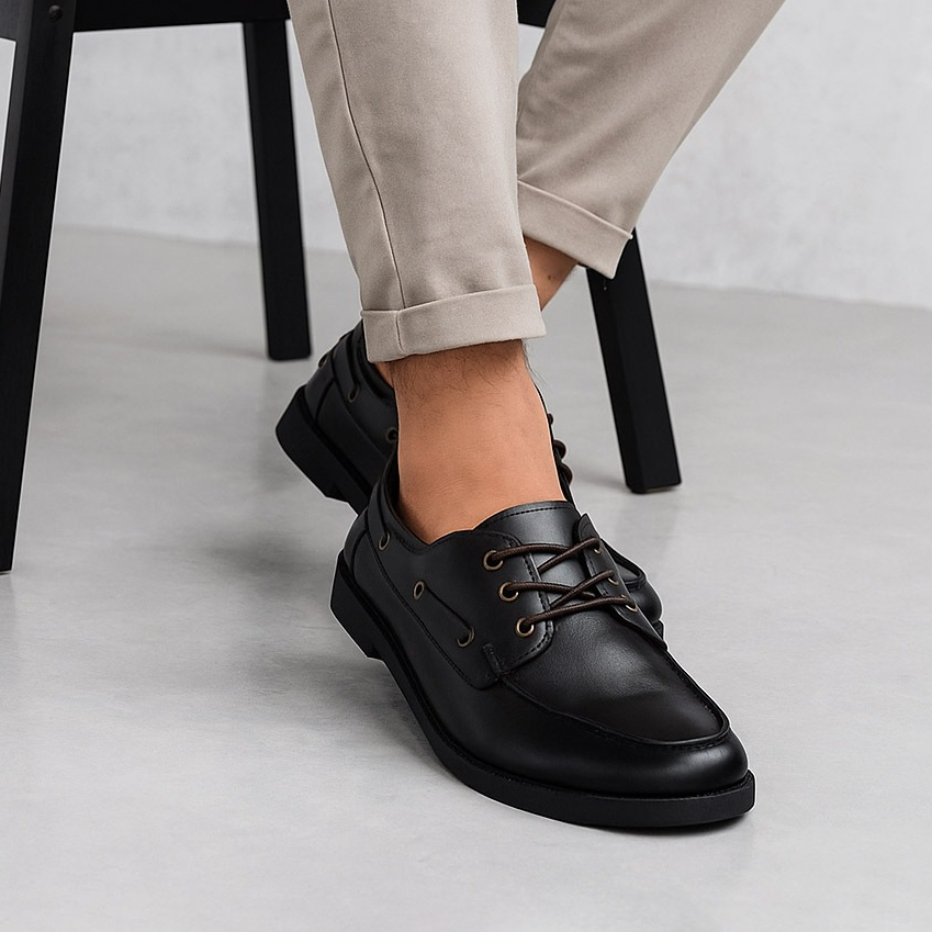 Sepatu Formal Pria Black Brown Ukuran Jumbo Besar | No 44 45 46 47 48 | Sepatu Pantopel Oxford Kulit
