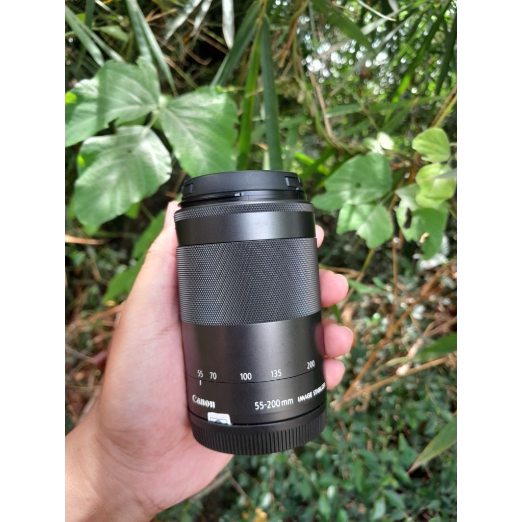 LENSA CANON TELE 55-200 MM IS STM TO EOS M/M2/M3/M5/M6/M10/M100/M200/M50