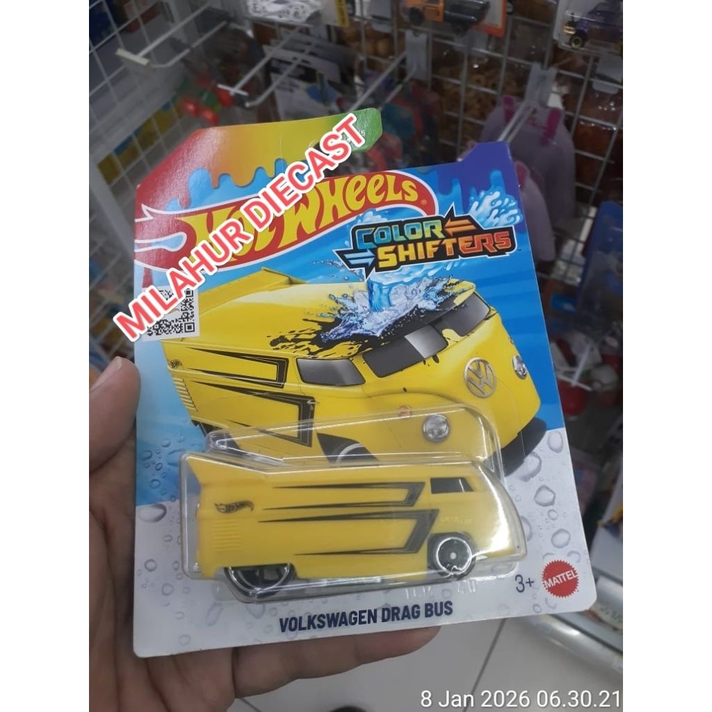 hotwheels color shifter vw drag bus