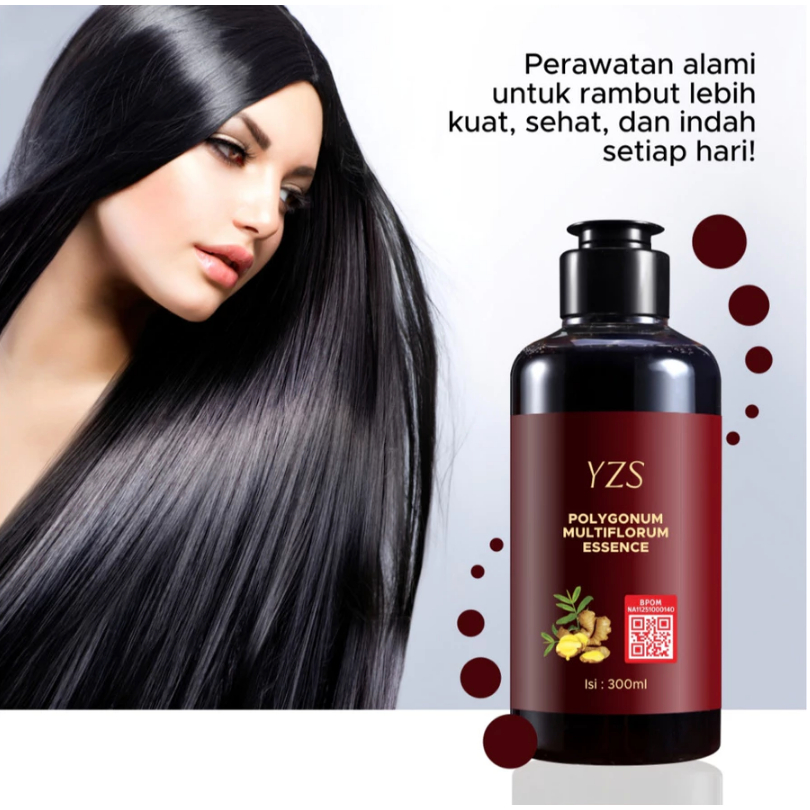 Shampoo Penghitam Uban Permanen/ Shampo Penghilang Uban Permanen YZS Polygonum Multiflora Essence BP