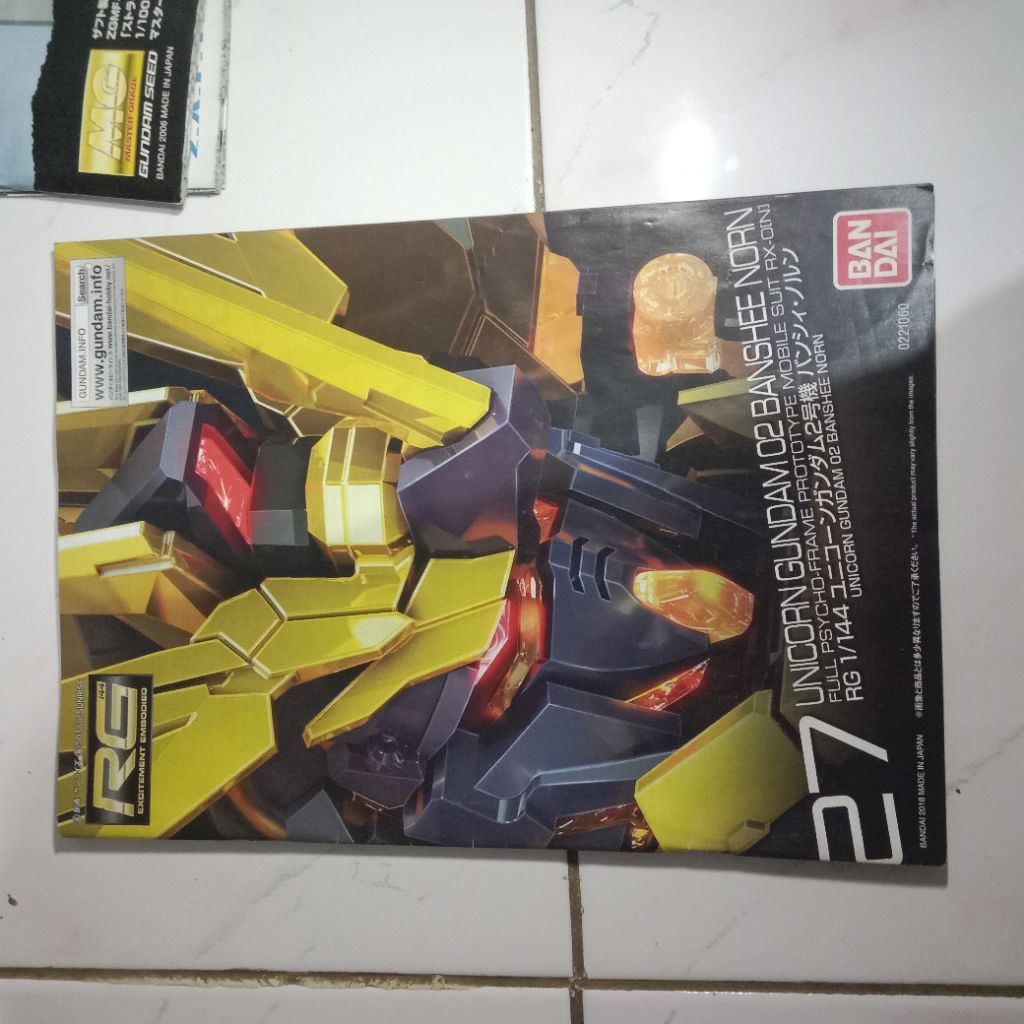 Buku Panduan / manual book RG banshee norn