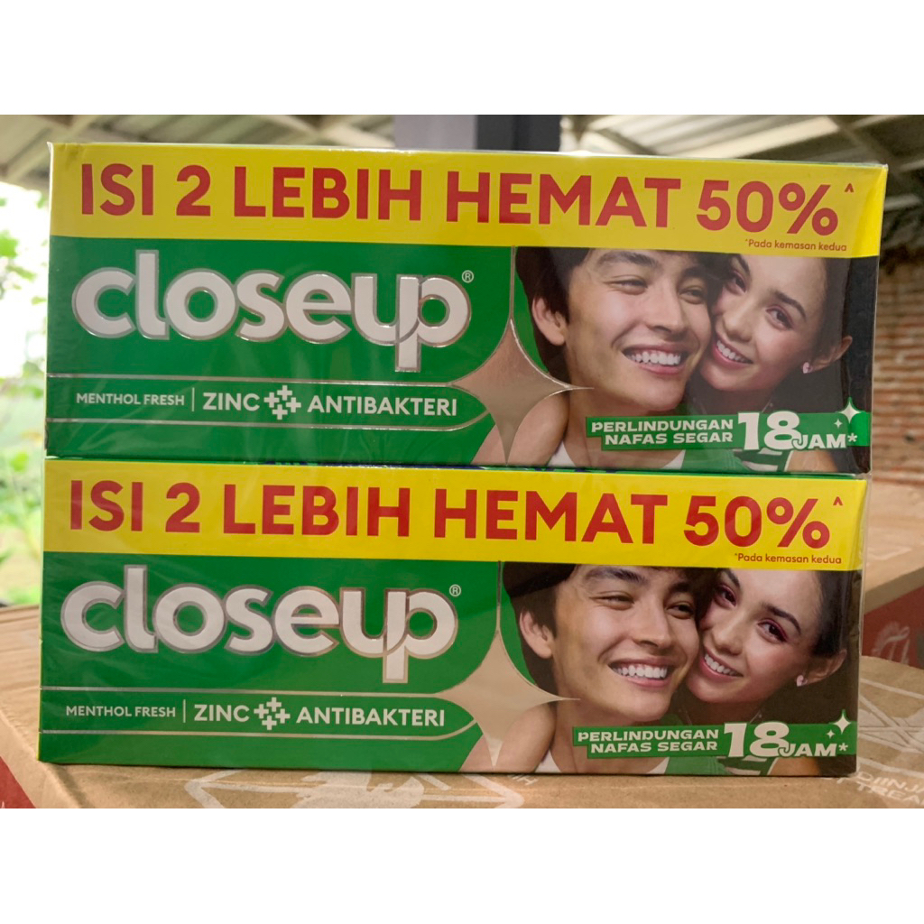 CLOSE UP PASTA GIGI 160Gr x 2 (isi 2) CLOSE UP BESAR JUMBO DOUBLE