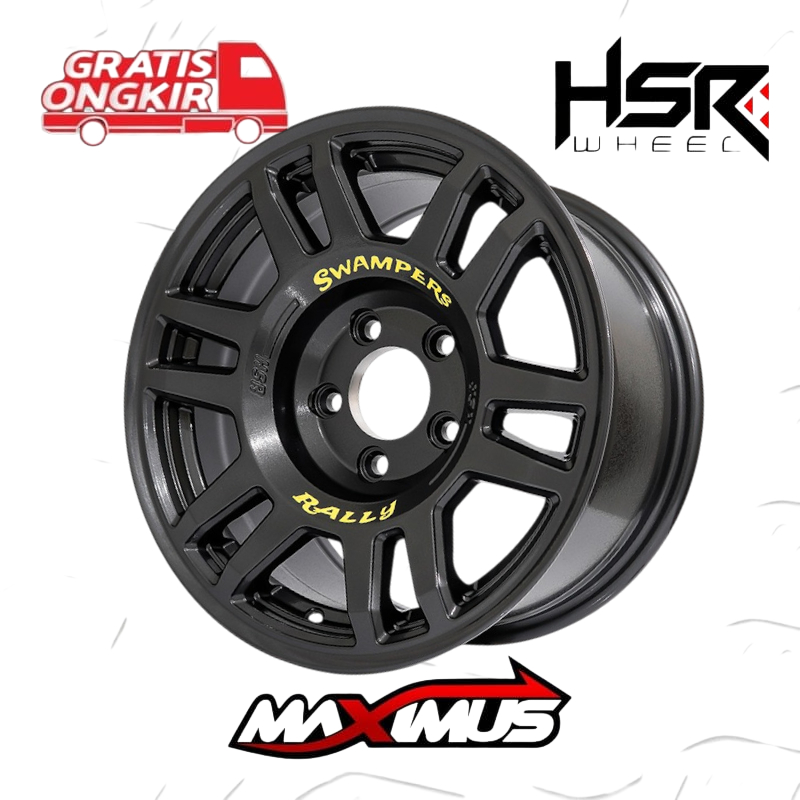 Pelek mobil hsr swampers ring 16,cocok untuk mobil terios,rush,xtrail dll