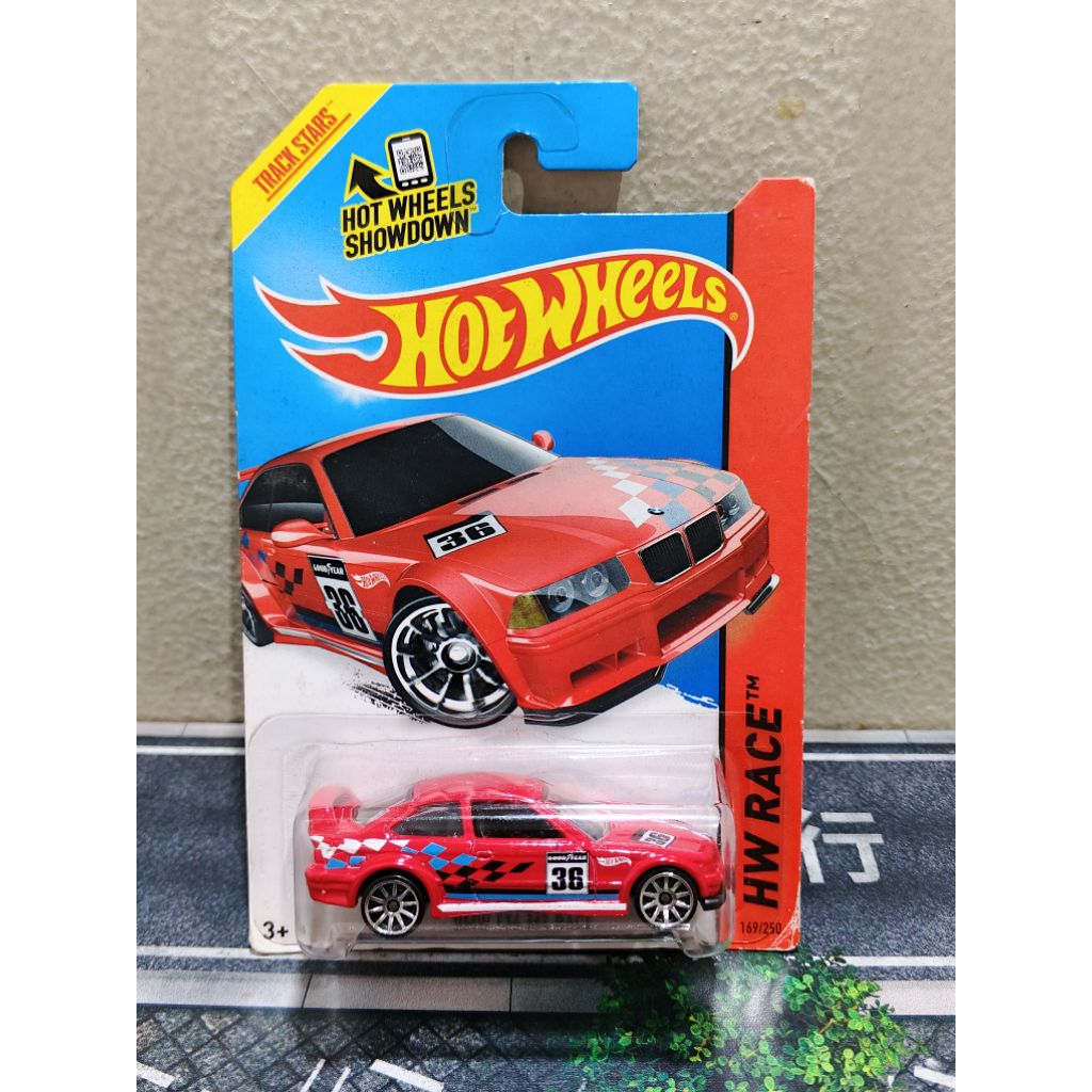 Hotwheels BMW E36 M3 Race Red