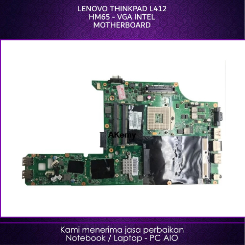 Motherboard LENOVO Thinkpad L412 HM65 VGA Intel 2nd