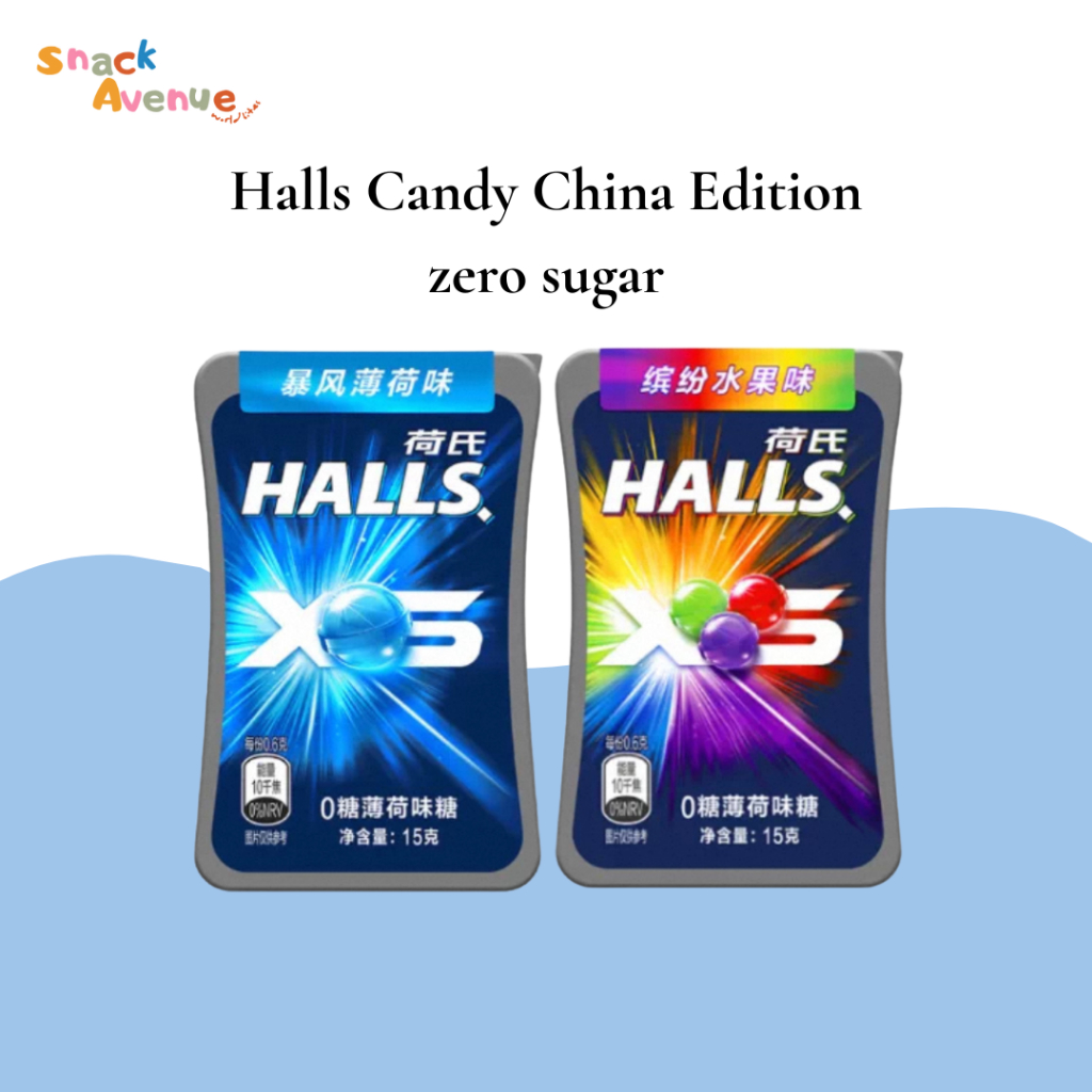 Permen Halls XS Sugar Free - Halls Candy Stick- Permen Halls Ori China