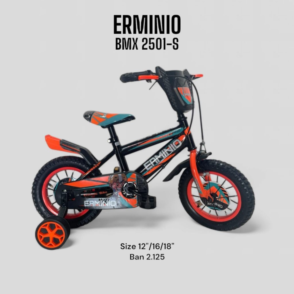 sepeda bmx anak 16inch erminio 2501