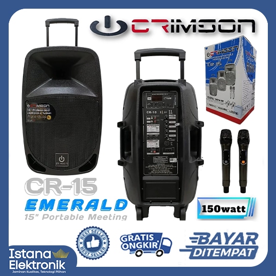 Speaker Meeting 15 Inch Crimson CR15 CR-15 emerald