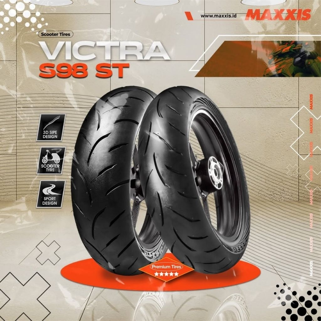 BAN MAXXIS VICTRA ST ( RING 17 60/80-17, 70/80-17, 60/90-17, 70/90-17, 80/90-17, 80/80-17, 90/80-17,