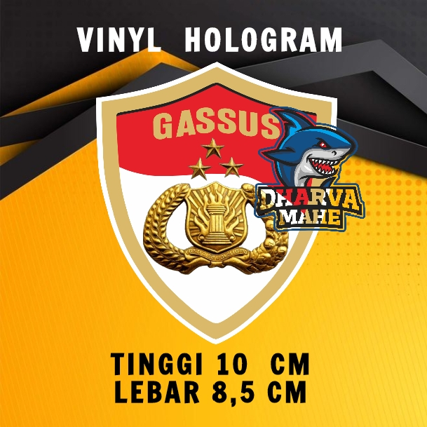 GASUS, GASUS POLRI, STIKER GASUS