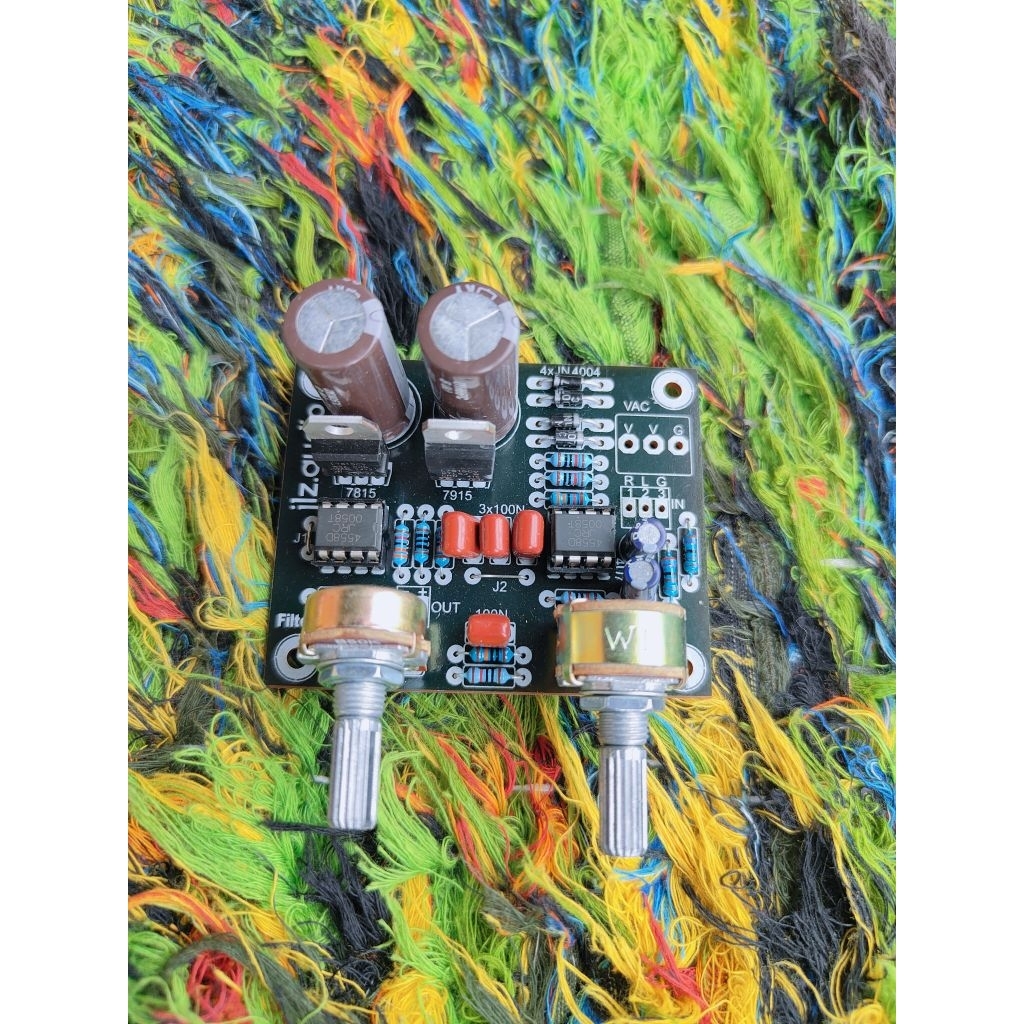 Kit filter subwofer 2potensio horeg untuk sub rumahan // sound miniatur