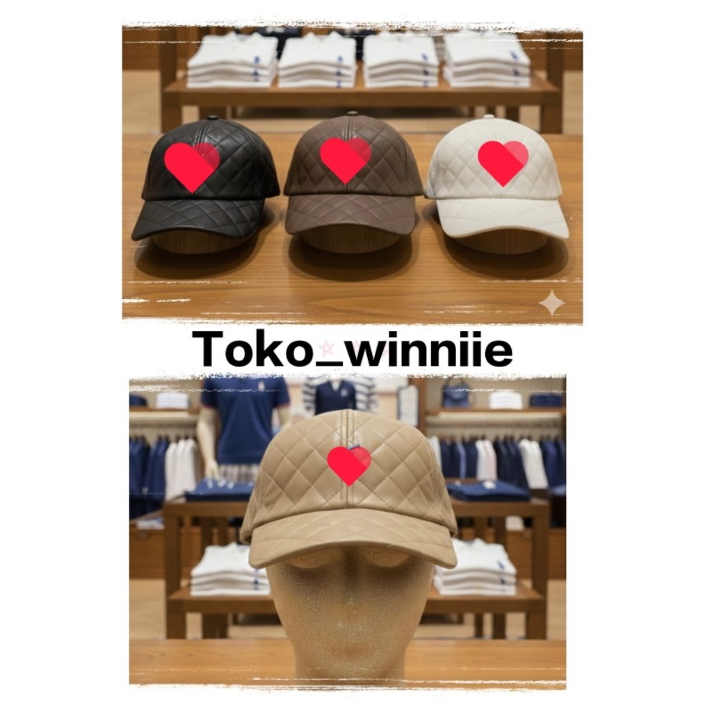 Topi pet baseball PL all size kulit topi import (unisex) wanita,pria