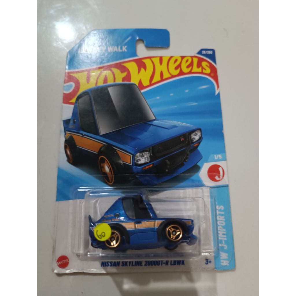 Hotwheels Nissan skyline 2000 gtr Monalisa