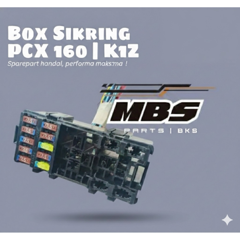 MBS BKS Box Fuse Rumah Sekring Only Motor Honda PCX K1Z Vario ABS ADV Stylo 160 Original | Harness W