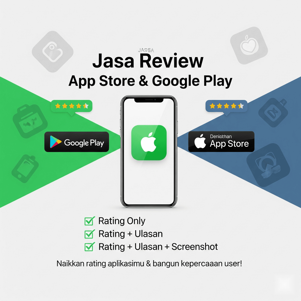 Jasa Review App Store & Google Play - Naikkan Rating Aplikasi dengan Cepat