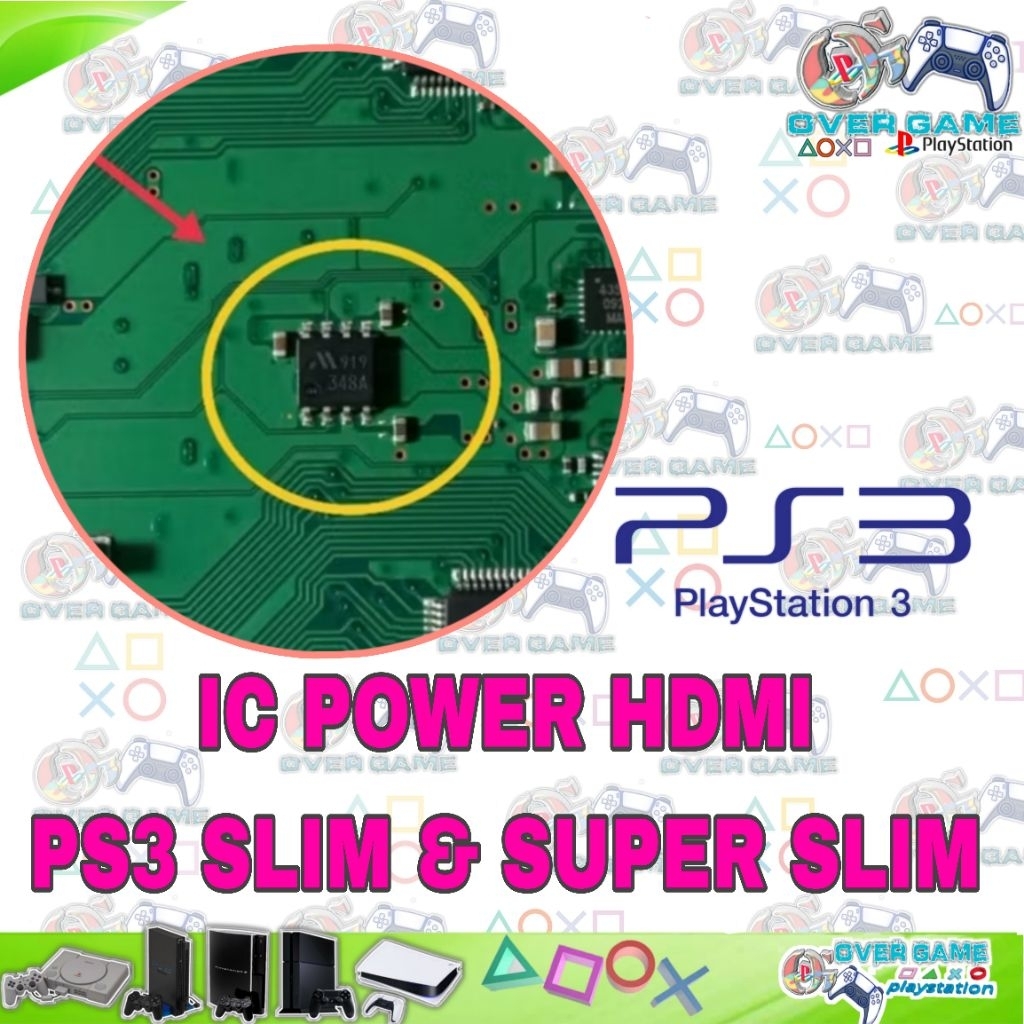 IC POWER HDMI PS3 SLIM - SUPER SLIM