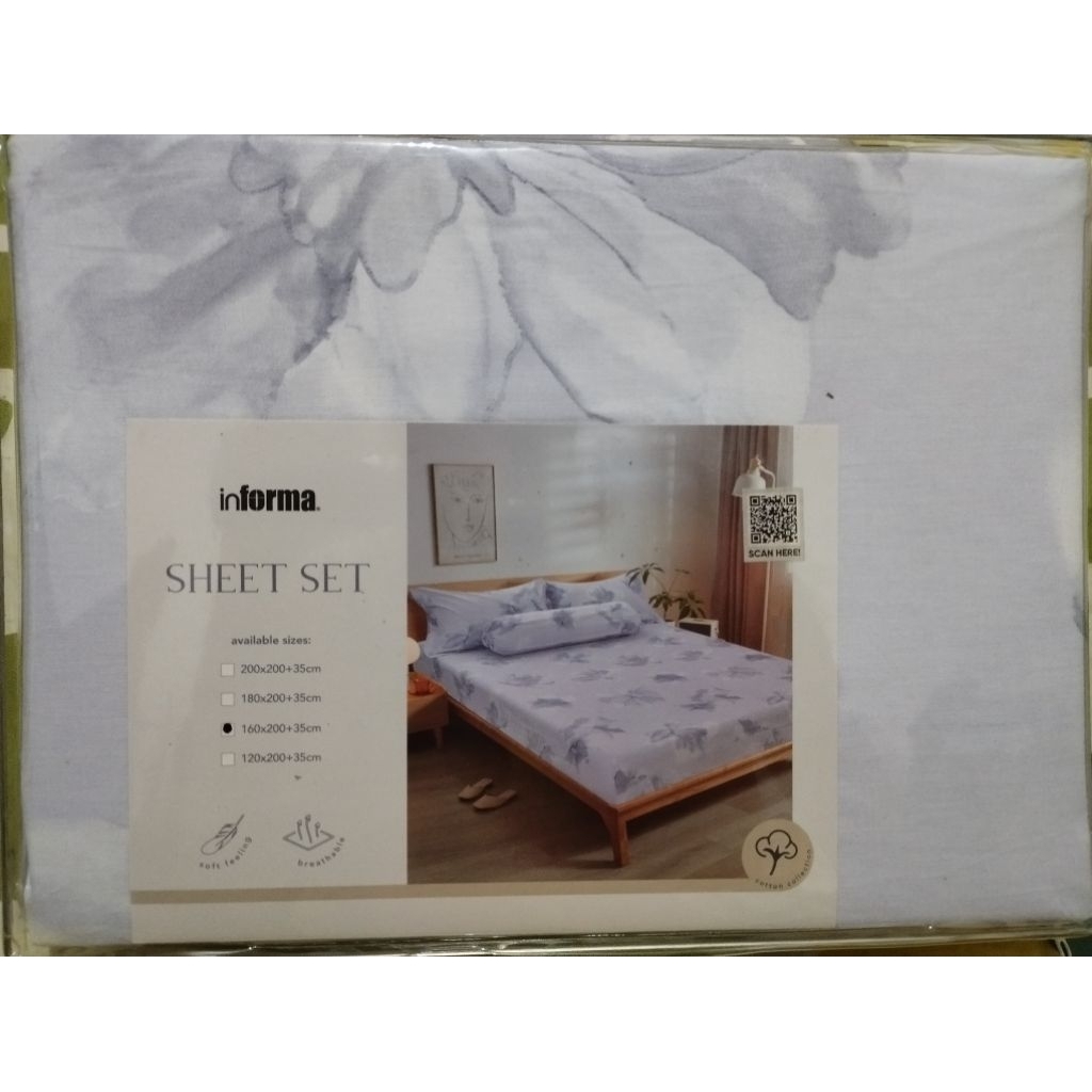 Informa Sheet Set Cotton Sprei Seprei Katun