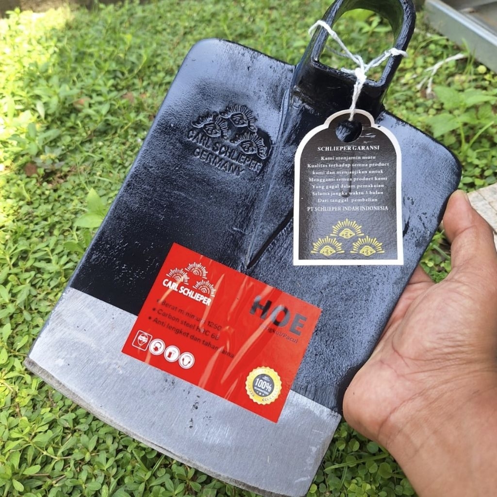 Pacul Cap Tiga Mata Carl Schlieper Original - cangkul cap mata asli - cangkul pacul carl schlieper a