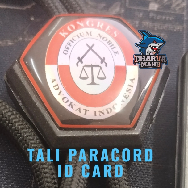KAI, KONGRES ADVOKAT INDONESIA, TALI ID CARD HEXAGONAL, TALI ID CARD PARACORD, TALI ID CARD TACTICAL