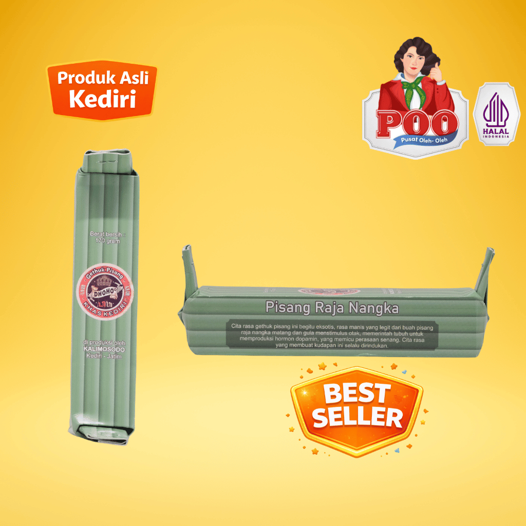 Gethuk Getuk Pisang DHOHO khas Kediri (Dengan Kemasan Vacum) | Oleh Oleh khas Kediri | Jajanan Kedir