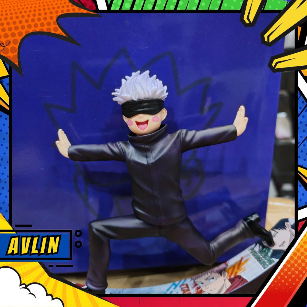 Gojo Satoru Jujutsu Kaisen Chibi Swing Figure PVC 16 cm
